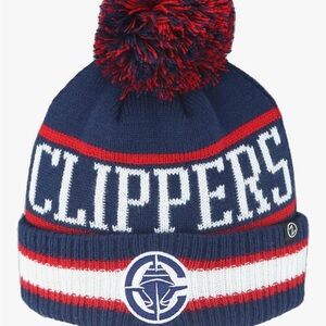 NBA Clippers Navy and Red Kids Beanie